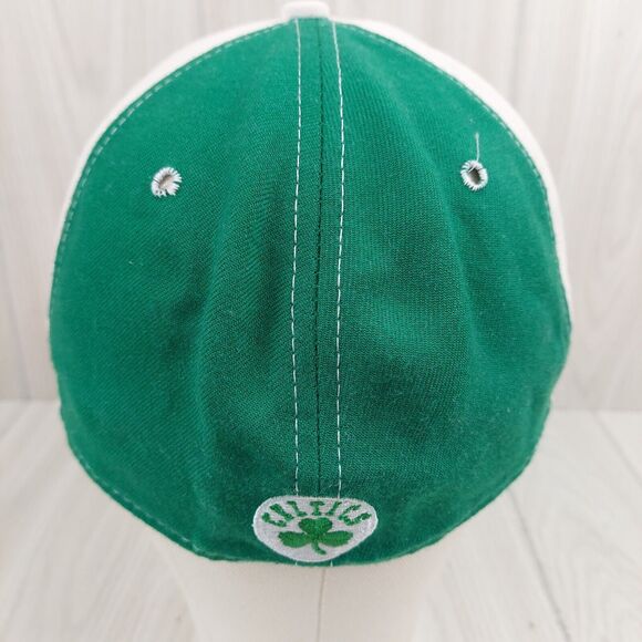 VTG Boston Celtics Hat Cap 7 1/2 New Era 59FIFTY Wool Fitted Two Tone USA NBA - Picture 3 of 13